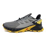 Salomon Supercross 4 GTX Gore-Tex Erkek Outdoor Spor Ayakkabısı, Gri, 41 Beden