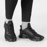 Salomon Supercross Womens Walking Shoes Lastik Bağcıklı Kadın Outdoor Yürüyüş Ayakkabısı Siyah