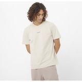Salomon Trackline Ss Tee M Erkek T-Shirt - Krem