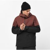 Salomon Transfer Anorak Erkek Siyah Kayak Ceketi