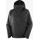 Salomon Venom Anorak Erkek Kayak Montu Deep Black LC2609700 - Siyah