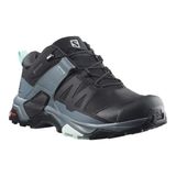 Salomon X Ultra 4 GTX Black Sea Blue Kadın Outdoor Ayakkabı