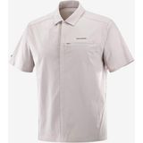 Salomon Xplration Ss Shirt M Erkek Gömlek - Krem - 2XL