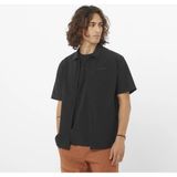 Salomon Xplratıon Ss Shırt M Erkek Siyah Tshirt LC2438400-27180