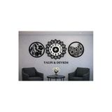 Salon Duvar Saati 40 Cm Çiçekler 30 Cm Kişiye Özel Modern Ve Şık No 10015
