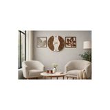 Salon Duvar Saati 40 Cm Çiçekler 30 Cm Müthiş Güzellikte Mrc Hediye Sepeti No:936