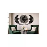 Salon Duvar Saati 40 Cm Kuşlar 30 Cm Kişiye Özel No 10017