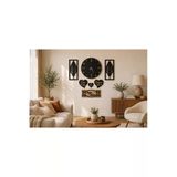 Salon Duvar Saati Kişiye Özel Tasarım Konbinli 40 Cm No 4032