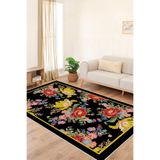 Salon Halısı Çiçek Desen Kaymaz Halı Yıkanabilir Dekoratif Halı SD-1193 50x80SD238333