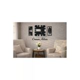 Salon İçin Şık Ve Modern Duvar Saati 40 Cm Kişiye Özel No48