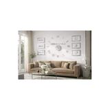 Salon İçin Tasarlanmış Duvar Saati Cerceveler 20*30 Rakamlar 10 Cm Dir Mrc Hediye Sepeti No:879