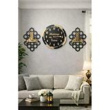Salon İçin Tasarlanmış Duvar Saati Kişiye Özel Şık No 8