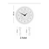Salon-Oda-İş Yeri Kaliteli Duvar Saati Çok Şık Tasarım (Annelere Özel) No:64