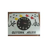 Salon-Oda-İş Yeri Kaliteli Duvar Saati Çok Şık Tasarım (Annelere Özel) Salon Takımımrc Hediye Sepeti No:906