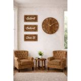 Salon Ve Odalar İçin Duvar Saati Sık Ve Modern Saat 40 Cm Dir Çerçeve 20*30 Cm Dir No 82