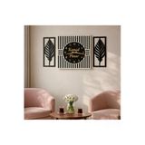 Salonlara Şıklık Katacak Modern Duvar Saati 40 Cm Konbinli Kişiye Özel No 30037