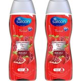Saloon 2x450 ml Thermal Canlandırıcı Çilek Nar Duş Jeli