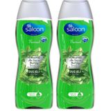 Saloon 2x450 ml Thermal Yenileyici Aloe Vera Yeşil Çay Duş Jeli