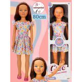 Salsepetial Büyük Boy Et Bebek 80 cm Yürüyüş Arkadaşım Clara Bebek 80 cm Oyuncak Bebek - Çok Renkli
