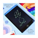Salsepetial Grafik Dijital Kalemli LCD Çizim Tableti Çocuk Yazı Tahtası 8.5 Inc - Mavi
