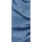 ŞALSERA Kobe krep Dumanlı mavi Kumaş, Abiye, Pantolon, Ceket,.. Dikimlerinde Kullanabileceğiniz Dökümlü Form, Tasarımcılar İçin ( 150 X 100 cm )
