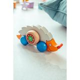 SaltanArt Ahşap Oyuncak Kirpi Renkli Doğal Masif Ahşap Kirpi Bebek Çocuk Oyuncağı - Ahşap Desenli