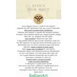 SaltanArt HM054 30 cm Çap 6 Adet Supla Amerikan Servis Runner Mdf Drolit Magnet Altı Ahşap 3 mm (2,7 Mm) Kalınlık - Naturel - 30 x 30 cm