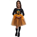 Saltare Kız Çocuk Halloween Kabak Detaylı Elbise Cadılar Bayramı Fuuny Spooky Pumpkin Tutu Gown