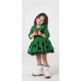 Saltare Kız Çocuk Yeşil Taş Devri Çakıl Elbise Doğum Günü Parti Özel Gün Green Stone Age Dress - 3 - 4 Yaş - 00430 Yeşil