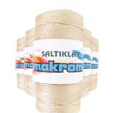 Saltıklar 230 Açık Bej 100 gr 5 Adet Polyester Makrome İpi