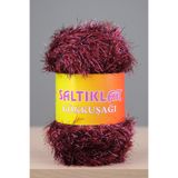 SALTIKLAR Gökküşağı Simli Yumoş Premium Simli Sakallı Ip 100gr/110m Bordo-26