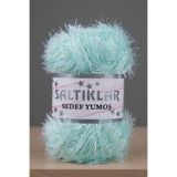 SALTIKLAR Sedef Simli Yumoş Premium Simli Sakallı Ip 100g/110m Bebe Yeşili-01