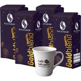 Salvador Gold Blend Filtre Kahve 4X250 gr Mug Fincan - Espresso