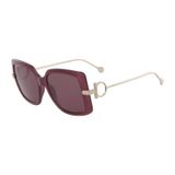 Salvatore Ferragamo 913s 606 55 Kadın Güneş Gözlüğü Bordo