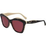Salvatore Ferragamo S.ferragamo Sf 941S-056 54 Kadın Güneş Gözlüğü - Havana Kahve