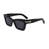 Salvatore Ferragamo SF 2031S 001 53 Kadın Cat Eye Siyah Kemik Güneş Gözlüğü
