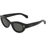 Salvatore Ferragamo SF 2062SE 001 49 Kadın Cat Eye Siyah Kemik Güneş Gözlüğü