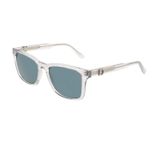 Salvatore Ferragamo SF 2086SE 020 55 Unisex Kare Şeffaf Gri Kemik Güneş Gözlüğü