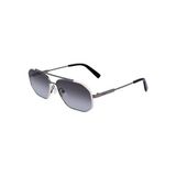 Salvatore Ferragamo SF 303SL 026 60 Erkek Geometrik Bej Metal Güneş Gözlüğü