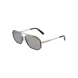 Salvatore Ferragamo SF 303SL 726 60 Erkek Aynalı Geometrik Koyu Yeşil Metal Güneş Gözlüğü