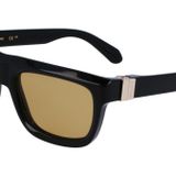 Salvatore Ferragamo Unisex güneş gözlükleri, 011 Siyah/Altın, 56