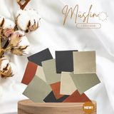 SALVIA DIONE 12’li Müslin Bebek Ağız Bezi Pamuk Soft Yumuşak Ağız Temizleme ve Silme Mendili Anne Bebek Bakım Mendil Bez Seti Tükürük Salya Bebek Banyo Lif ve Kurulama Bezleri 25x25 Müslin Ağız Bezi Seti (Terra)