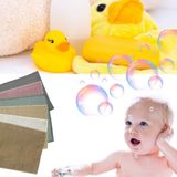 Salvia Dione 12’li Müslin Bebek Yenidoğan Banyo Pamuklu Lif ve Kurulama Mendil Seti Anne Bebek Bakım Mendilleri - Pastel
