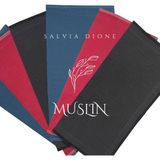 Salvia Dione 6'lı Müslin Bebek Ağız Mendili Anne Bebek Emzirme Mama Salya Tükürük Ağız Silme Beslenme Bezi Mendil - 25 x 25 cm - Sky
