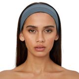 SALVIA DIONE Saç Bandı - Elastik Kaymaz İnce Esnek Pamuk Emici Kadın Saç Bandı Bandana, Unisex Spa Koşu Dans Yoga Pilates Bisiklet Fitness Saç Ter Bandı Kafabandı (Açık Mavi, Standart)