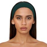 SALVIA DIONE Saç Bandı - Elastik Kaymaz İnce Esnek Pamuk Emici Kadın Saç Bandı Bandana, Unisex Spa Koşu Dans Yoga Pilates Bisiklet Fitness Saç Ter Bandı Kafabandı (Koyu Yeşil, Standart)