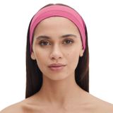 SALVIA DIONE Saç Bandı - Elastik Kaymaz İnce Esnek Pamuk Emici Kadın Saç Bandı Bandana, Unisex Spa Koşu Dans Yoga Pilates Bisiklet Fitness Saç Ter Bandı Kafabandı (Pembe Melanj, Standart)
