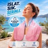 Salvia Dione Serinletici Soğutucu Havlu | 6 Saate Varan Serinlik | Su ile Aktifleşen Vücut ve Bölgesel Soğuk Kompres - Somon