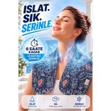 Salvia Dione Serinletici Soğutucu Havlu | 6 Saate Varan Serinlik | Su ile Aktifleşen Vücut ve Bölgesel Soğuk Kompres