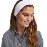 SALVIA DIONE Spor Saç Bantları - Elastik Kaymaz İnce Saç Ter Kafa Bandı Bandana, Kadın & Erkek Koşu Fitness Yoga Pilates Makyaj Yüz Yıkama Atletik Egzersiz Saç Bandı (Beyaz)